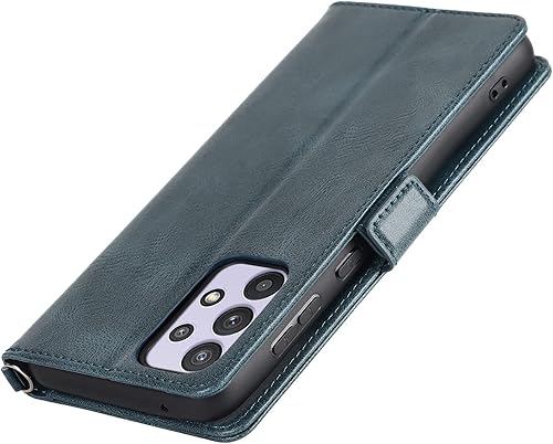 Miniatura 5 de Funda tipo cartera para Samsung Galaxy A53 5G, funda protectora de piel sintética de alta calidad con soporte y 3 ranuras para tarjetas de crédito,