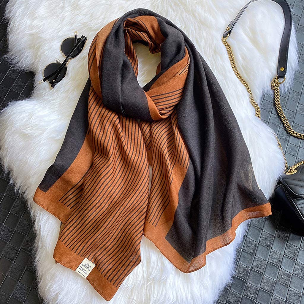 Bufanda de Mujer, pañuelo cálido de Invierno para el Cuello, Hijab, Bufandas, chales para Mujer, pañuelos, estolas Florales