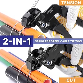 Amazon.com: WEKESIGO Stainless Steel Cable Tie Gun - Heavy Duty