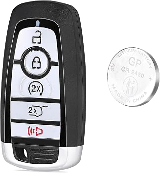 Beefunny Keyless Entry Remote Key Fob Replacement for Ford Explorer Expedition Escape 2018-2024 FCC ID M3N-A2C931426 PN 164-R8198 JL1T-15K601-BA Smart Keyfob 5 Buttons 902MHz
