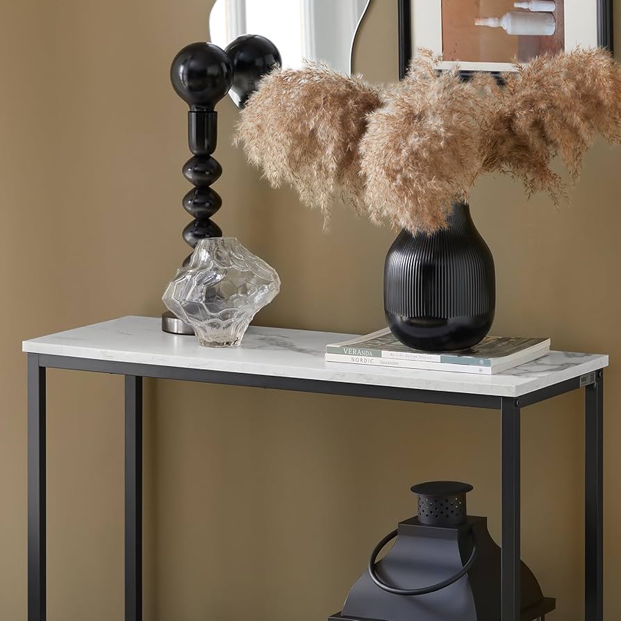 SoBuy コンソールテーブル サイドテーブル スリム (FSB89-W) SoBuy SoBuy コンソールテーブル サイドテーブル スリム (FSB89-W) SoBuy