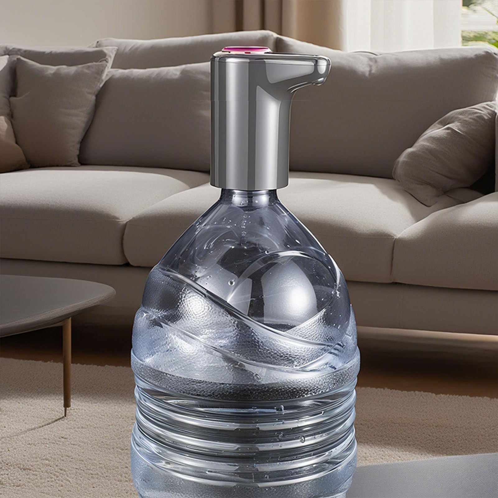 Pompa Per Bottiglia D'acqua – Distributore Automatico Ricaricabile con Display LCD, Unità Di Trasferimento Elettrica per Uso Da Scrivania