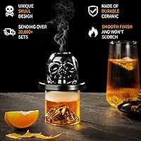 Vista 6 de Whiskey Smoker Kit with Torch - 21 Sets - 6 Flavors Wood Chips - Bourbon, Cocktail Smoker Infuser Kit, Old Fashioned Drink Smoker Kit, Birthday
