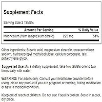Vista 2 de Swanson Citrato de magnesio - Super Strength 112.5 mg 240 Tabs