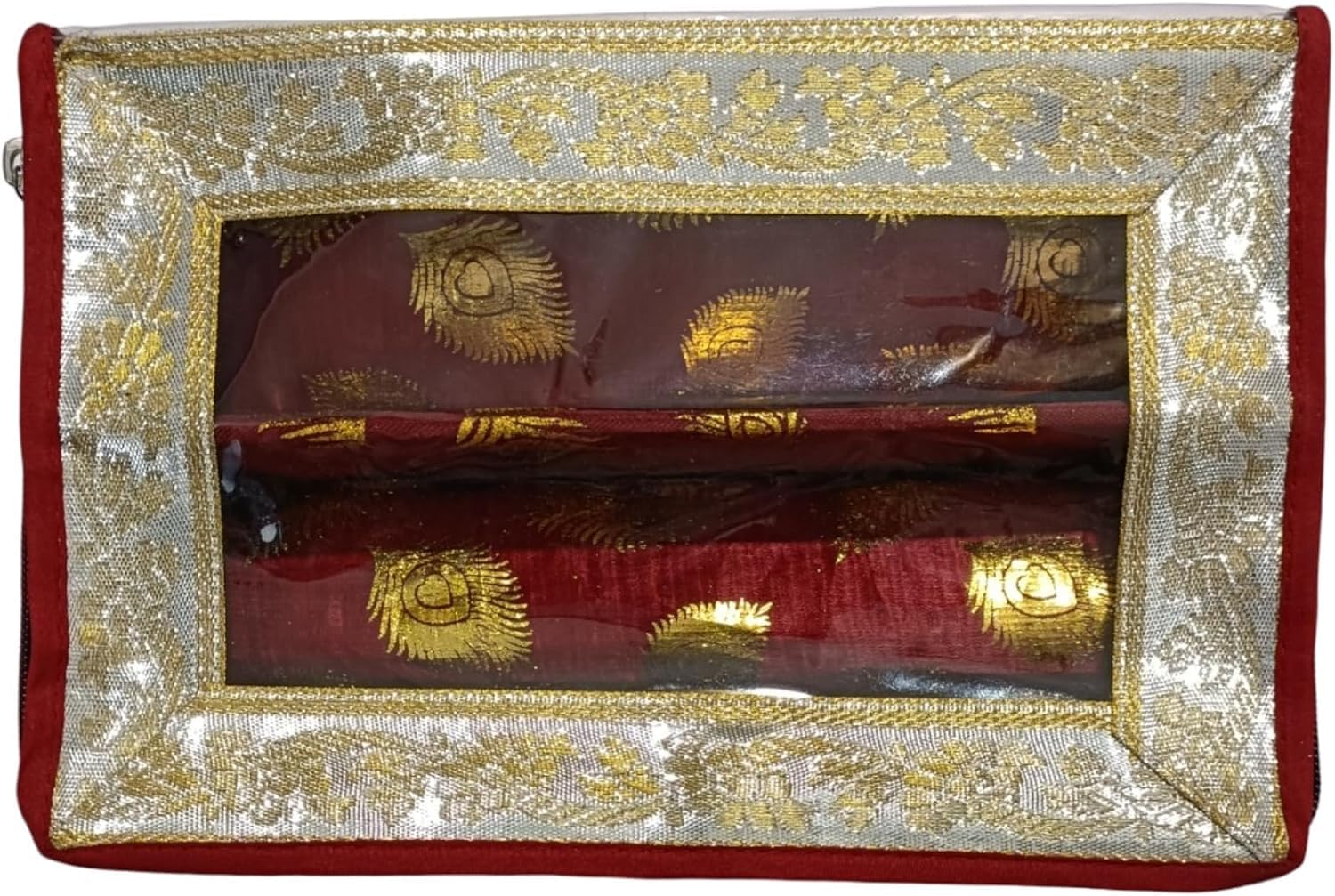 Aakrati 4 Rod Maroon Bangle Box Storage Jewellery Box Indian (2 ROD)