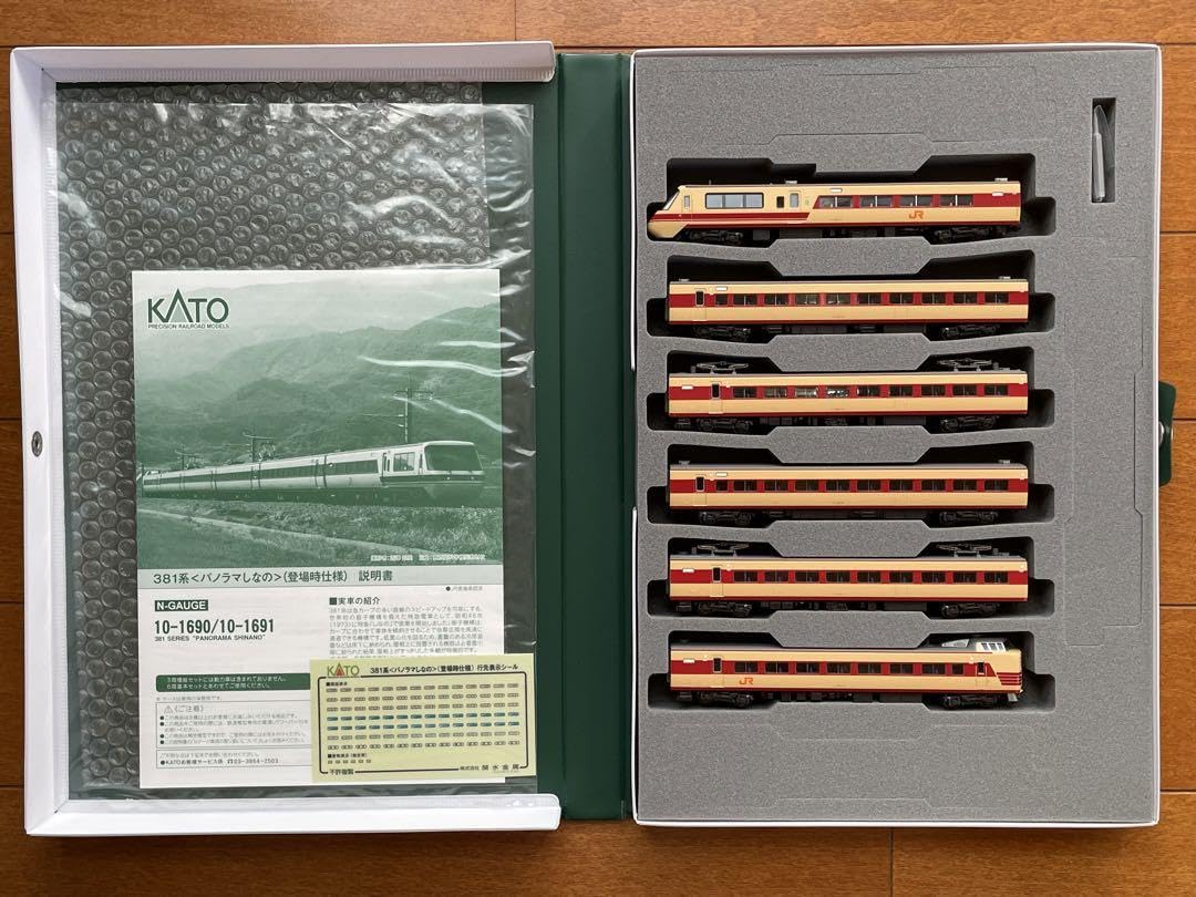 Amazon.co.jp: KATO 381系パノラマしなの登場時仕様 基本セット+増結