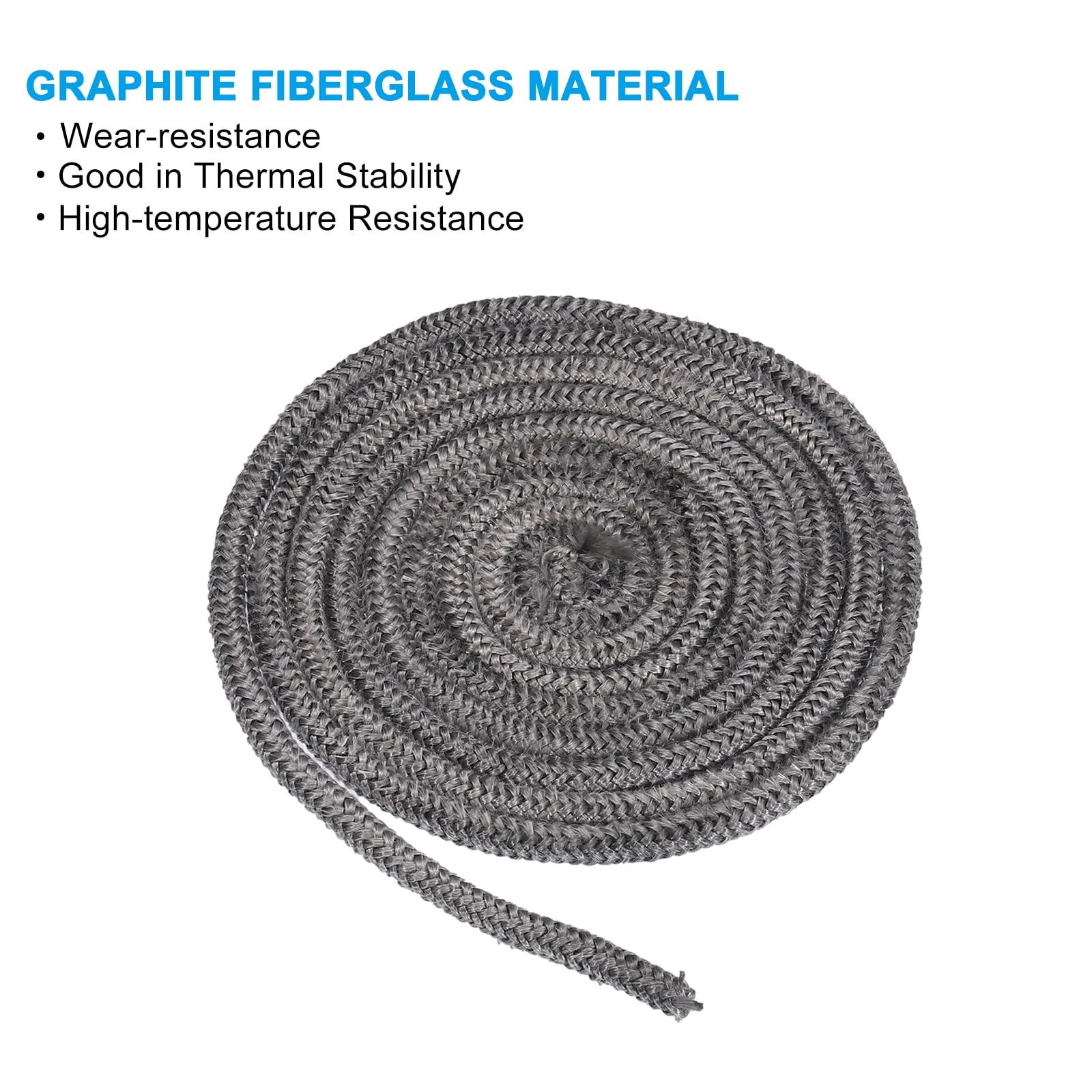 PATIKIL 1/4"x 86" Wood Stove Gasket - Image 4