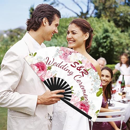 Miniatura 5 de Abanicos plegables decorativos Abanicos personalizados Ventilador personalizado de mano personalizado con imagen y texto, Abanicos de mano