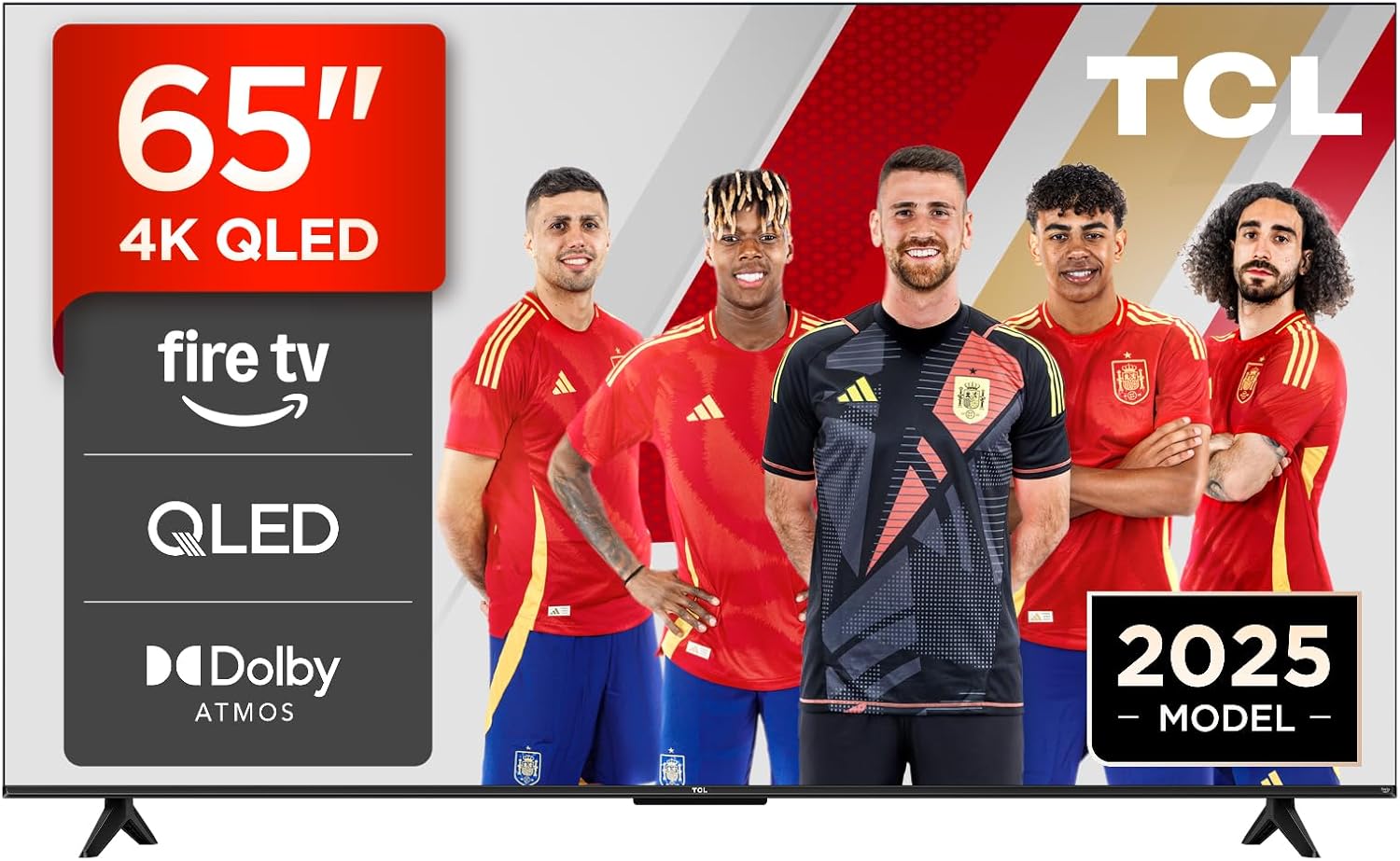 TCL 65T6C Televisor 65 Pulgadas QLED 4K, Smart TV con Fire TV, Dolby Vision y A…