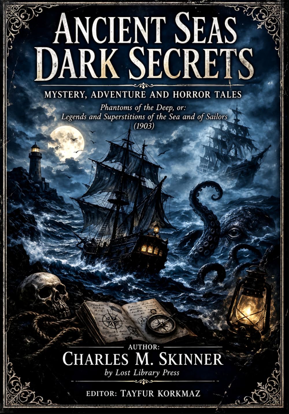 Ancient Seas Dark Secrets-Mystery, Adventure and Horror Tales: Phantoms of the Deep, or: Legends and Superstitions of the Sea and of Sailors (1903)      Paperback – Large Print, March 26, 2026