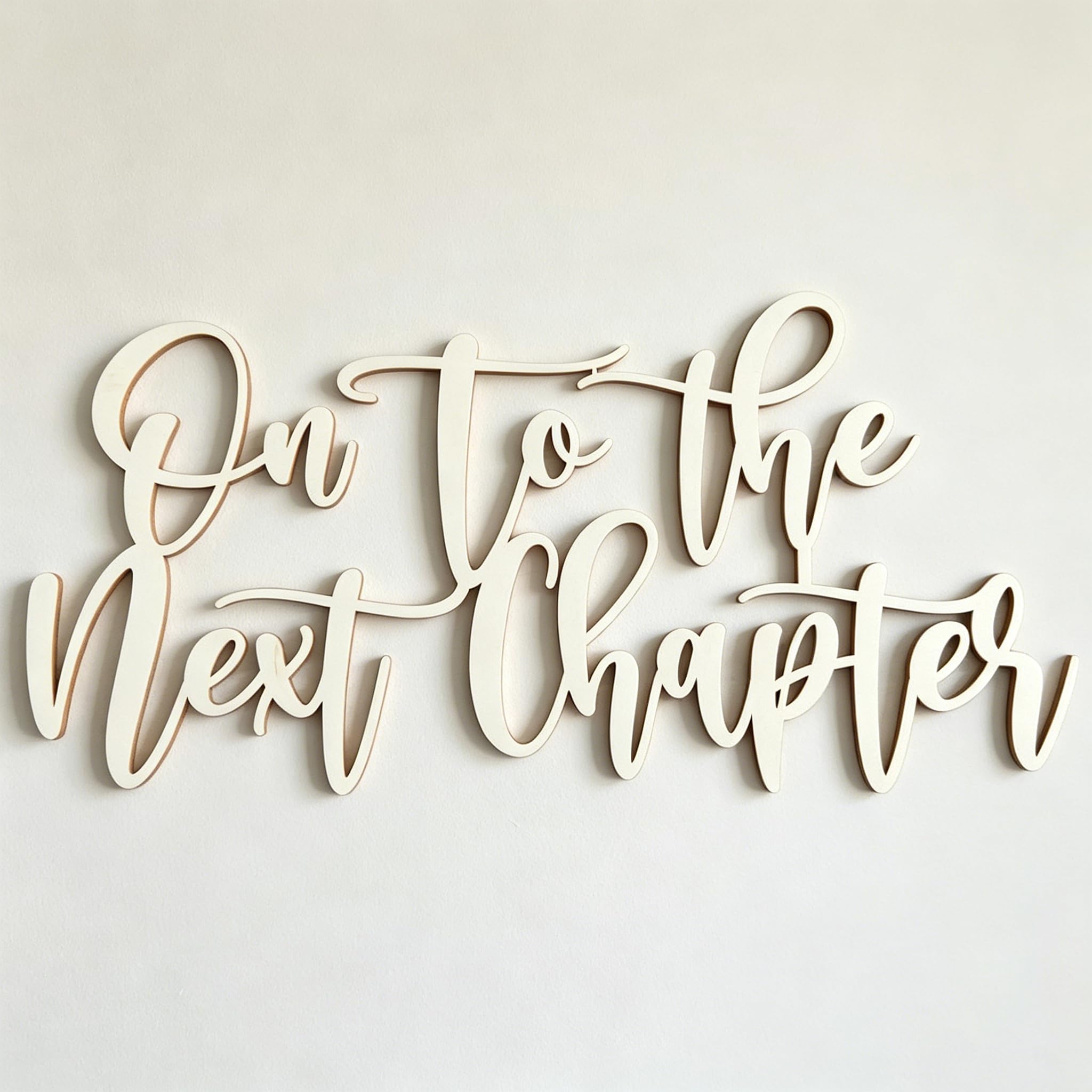 Wooden On to The Next Chapter Sign for Backdrop, Bridal Shower Party Balloon Arch Decorations,Graduation Party Decor,Book Theme Birthday Party Decorations