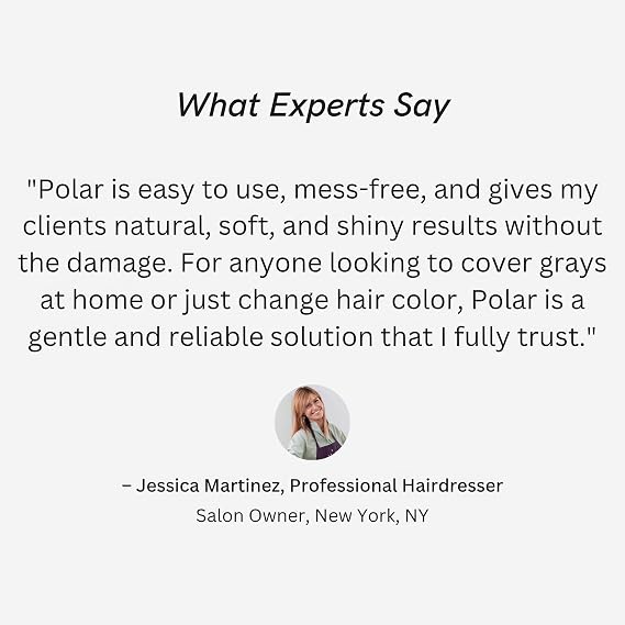 Polar Hair Dye Shampoo | Blonde Hair Dye Color Shampoo for Gray Hair