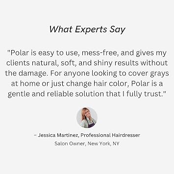 Polar Hair Dye Shampoo | Blonde Hair Dye Color Shampoo for Gray Hair