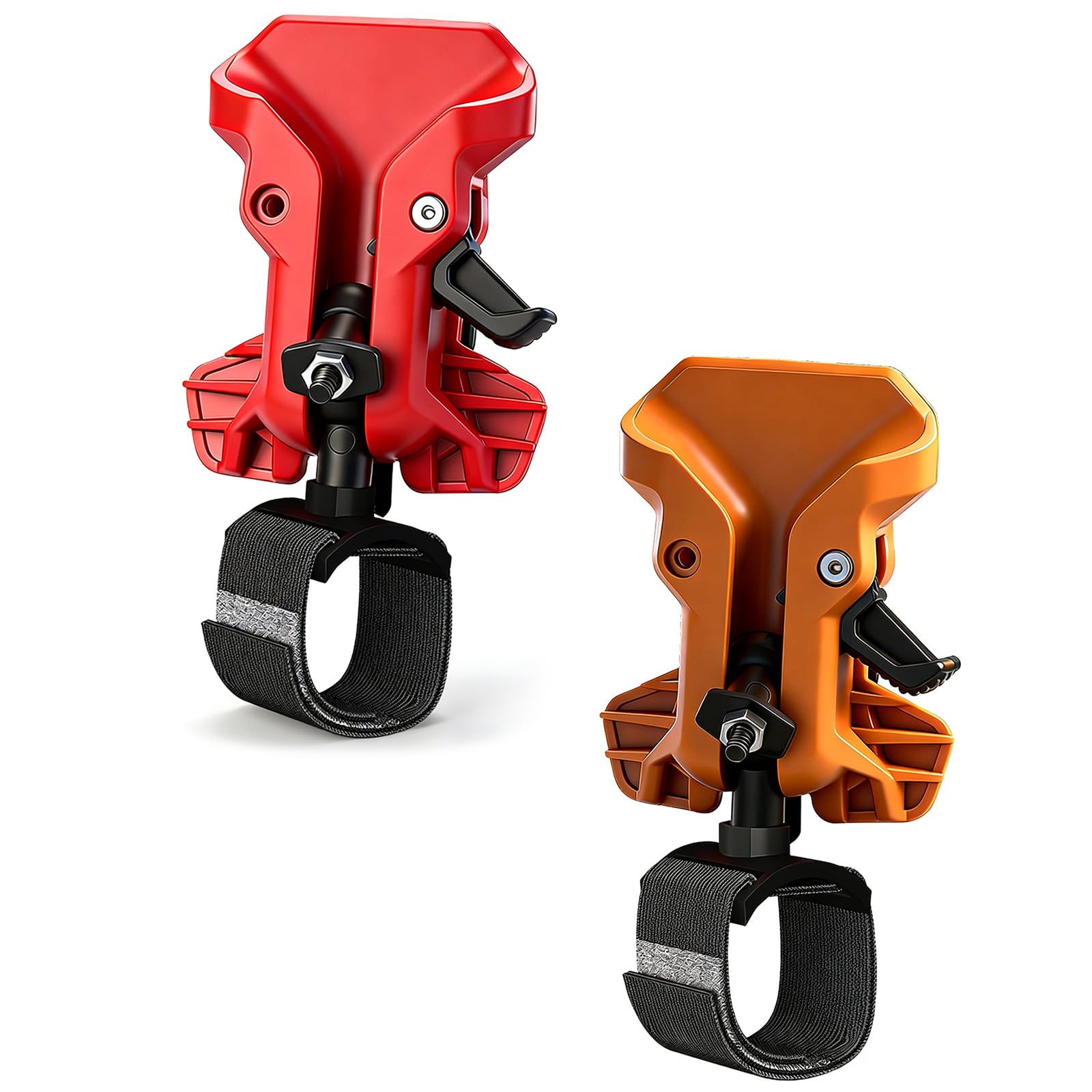 Hogtnd Red And Yellow Ergonomic Power Tool Carriers Drill Holder Belt Clip, Hook For Cordless Electric Hammer Wrench Hook For Cordless Driver