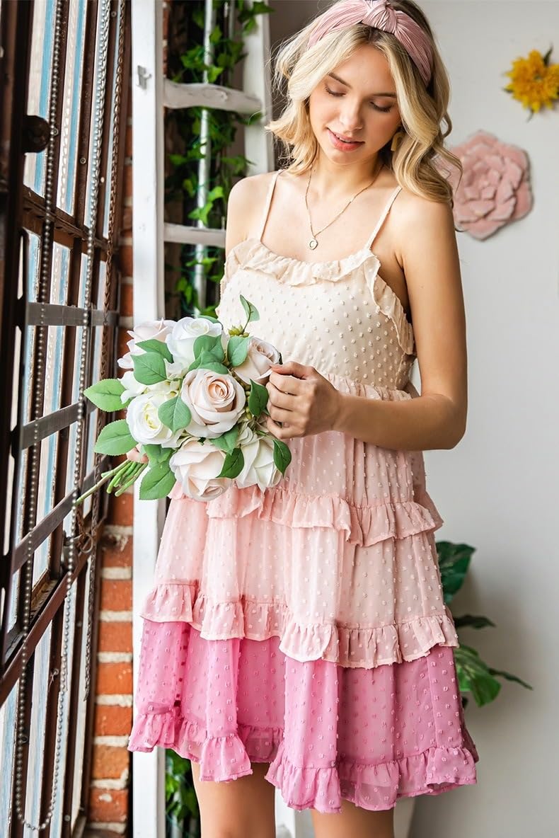 floral garden party dress tea party dress y2k dresses Amazon.com: Jardinvue Pink Bow Knot Elegant Ruffle Floral Slip Glamorous Tiered Womens Wedding Guest Chic Birthday Dress: Clothing, Shoes & Jewelry