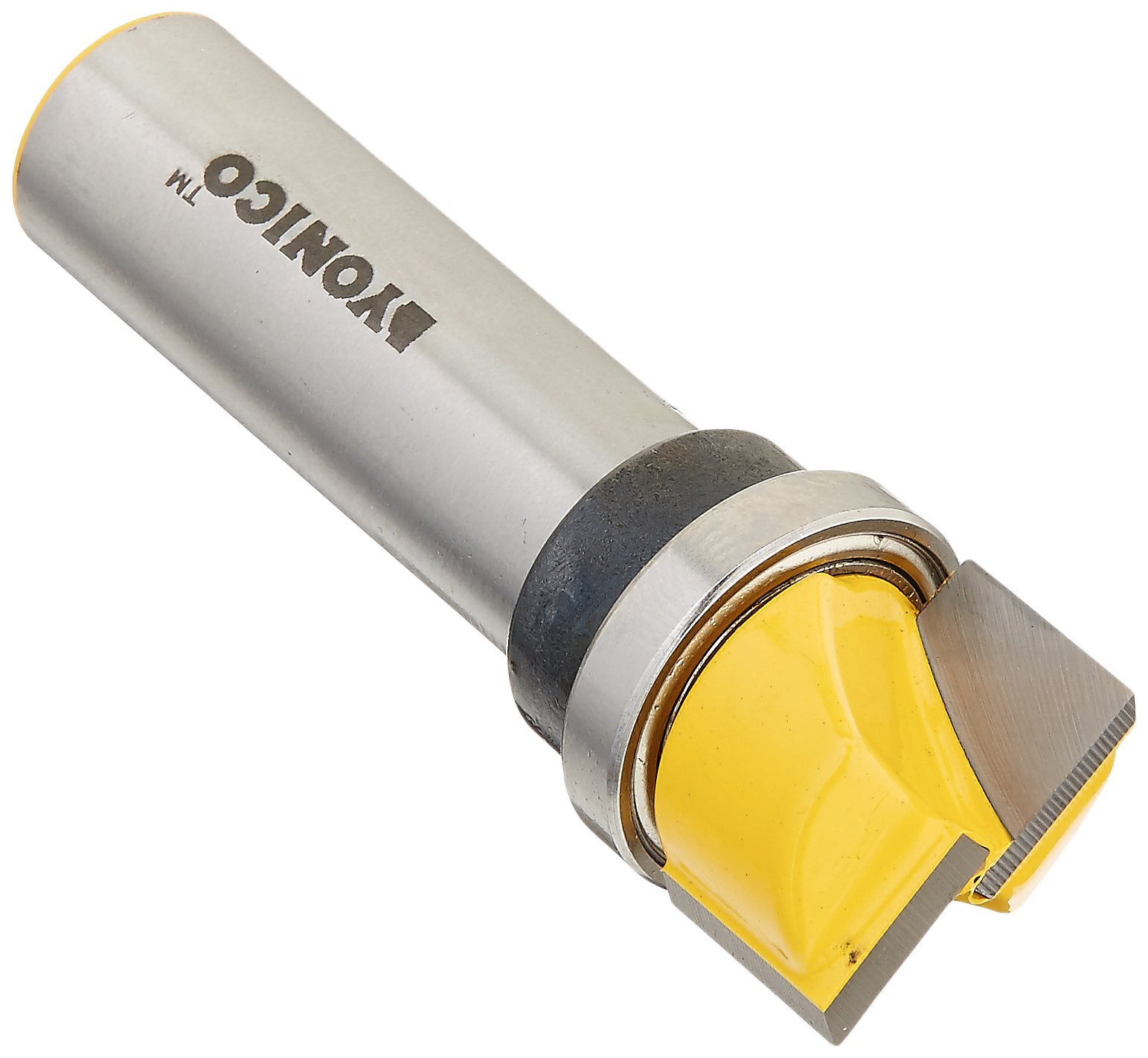 Yonico Grain/Silver 14171 3/4-Inch Diameter Flush Trim Template Router Bit 1/2-Inch Shank