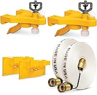 WASP Wildfire Protection Full Kit: 2 Roof Sprinklers, Gutter/Wall/Fence Mounts, 50ft Hose - Proven Home Fire Defense