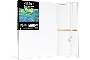 Elan Stretched Canvases for Painting: Elevate Your Art with Large Canvas Surfaces
