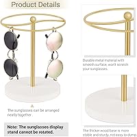 Vista 4 de Mkono Sunglasses Organizer Glasses Holder Stand Sunglass Storage Display Eyeglasses Rack for up to 12 Pairs of Eyewear Glasses for Table Dresser