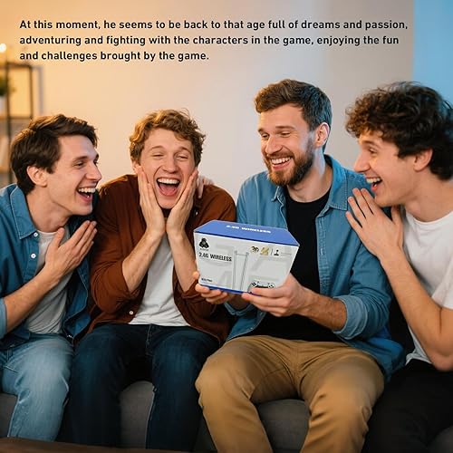 Miniatura 7 de Upgrade Wireless Retro Game Console,Retro Gaming Stick with 20000+ Games,Video Games with Dual 2.4G Wireless Controllers,Plug and Play Video Game