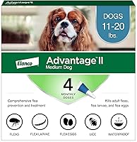 Vista 1 de Tratamiento tópico contra pulgas de perros Bayer Advantage II, Negro/Gris