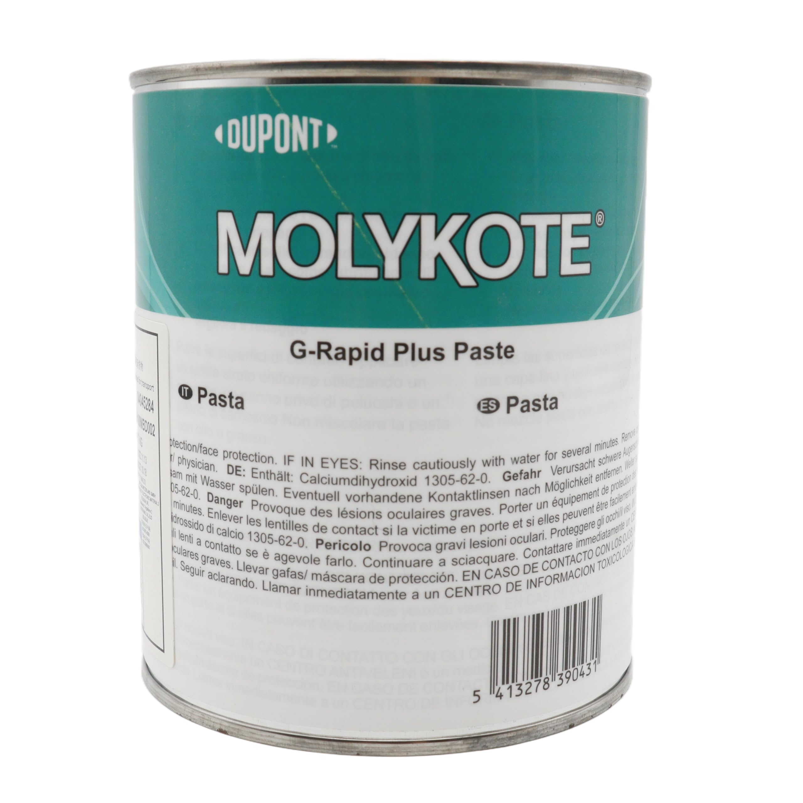 Molykote G-Rapid Assembly Paste 1kg | High Load Rapid Run-In Lubricating Paste | For Bolts Threads Bearings Sliding Parts