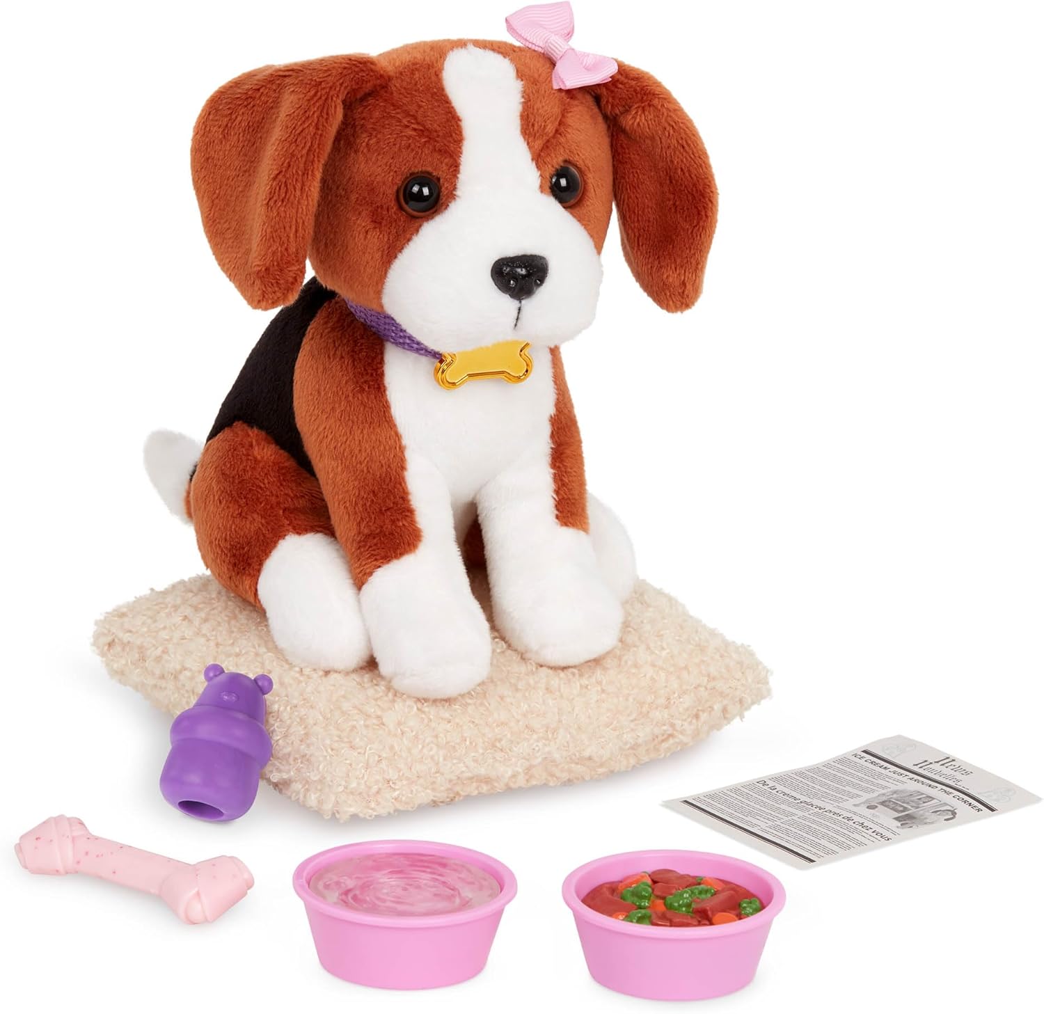 Our Generation - Ember & Elsie - 18 Inch Doll & Pet - 6 Inch Beagle Dog Plush - Stuffed Animal Accessories - Pretend Play - Toy for Kids Ages 3