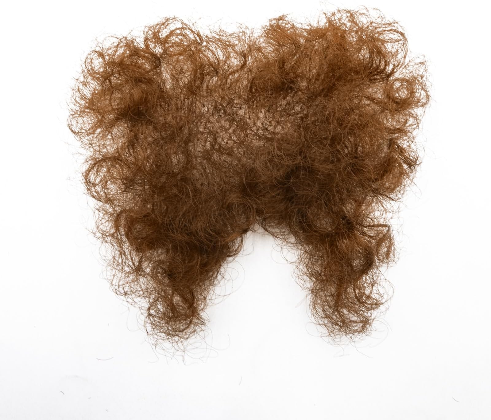 Fake Private Hair Invisible Realistic Bikini Body Hairs Fake Chest Hair Mustache Fake armpit hair 100% Handmade (Brown)