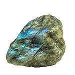 Labradorite Raw Crystals, Large 1.25-2.0 Healing Crystals Natural Rough Stones Crystal for Tumbling, Cabbing, Fountain Rocks, Decoration, Polishing, Wire Wrapping, Wicca & Reiki