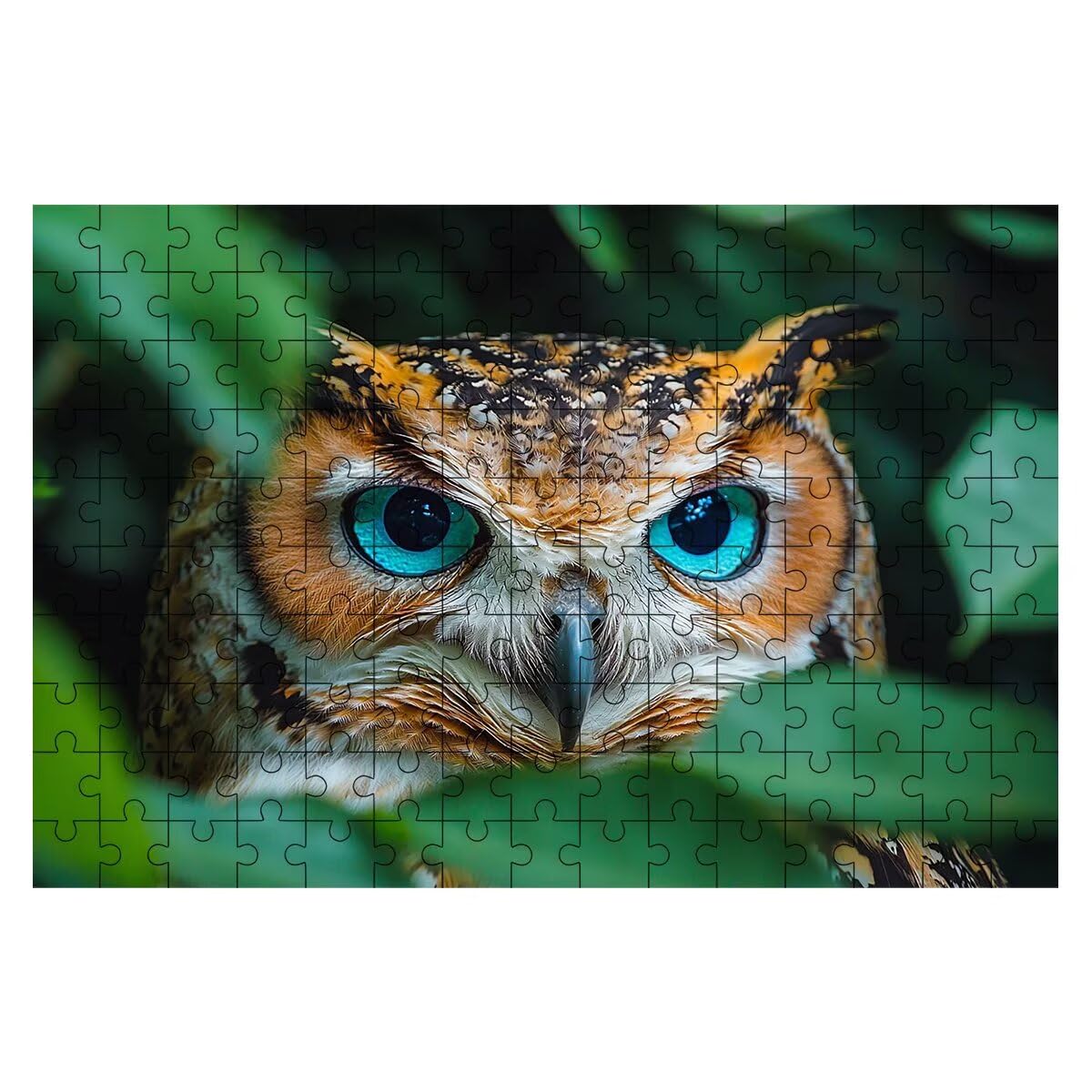 Puzzle 1500 elementów dla dorosłych, puzzle 1500 elementów sowa, fabryczne puzzle dla dorosłych z wykwintnym pudełkiem do pakowania, gry edukacyjne, duże drewniane puzzle na prezent dla kobiet