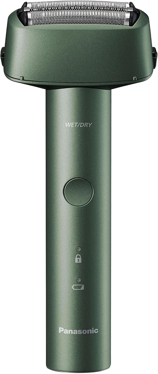 Maquinilla de afeitar eléctrica Panasonic para hombre, afeitadora en seco húmeda con sistema de corte de 3 cuchillas, mango ergonómico y carga USB-C- ES-RM3B-G