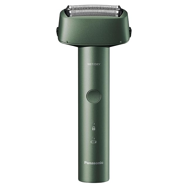 Panasonic Electric Razor for Men Wet Dry Shaver with 3-Blade Cutting System Ergonomic Handle and USB-C Charging- ES-RM3B-G