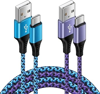 S24 Ultra USB Type C to USB A Cable Fast Charging Android Phone Cord 6FT