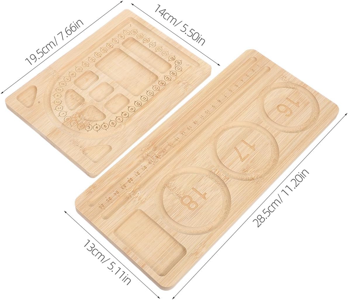 Bead String Board Dedicated Compartments, 2 Pieces