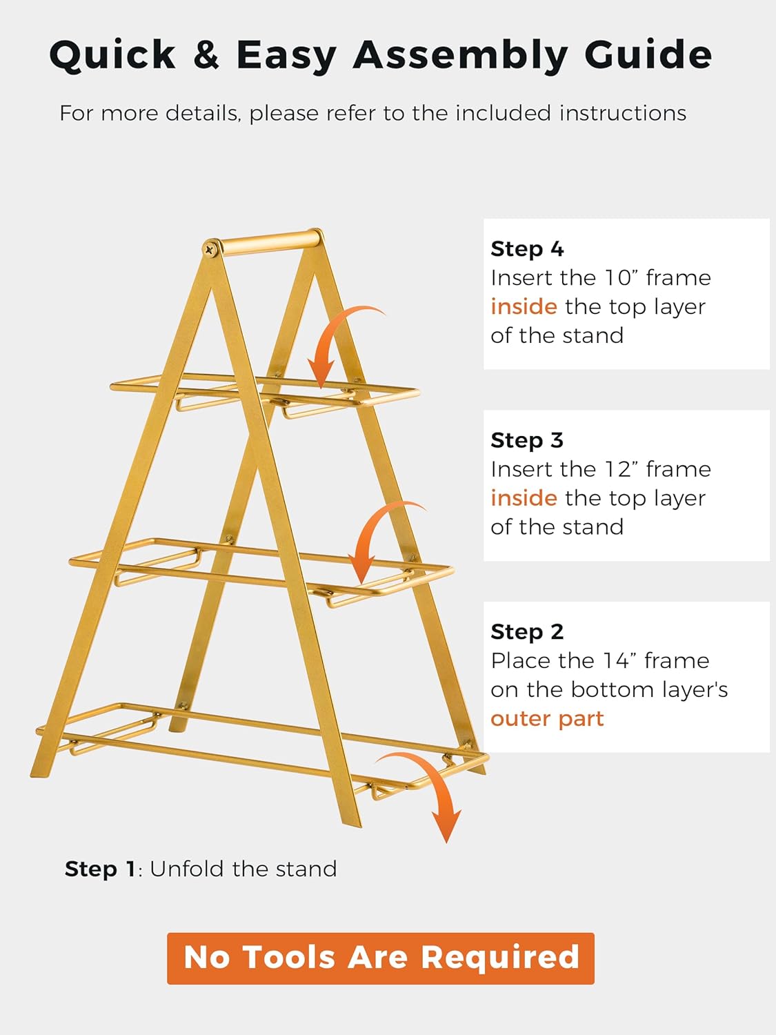 YHOSSEUN 3 Tier Serving Tray, Porcelain Tiered Tray Stand, 3 Tiered Serving Stand Dessert Stands