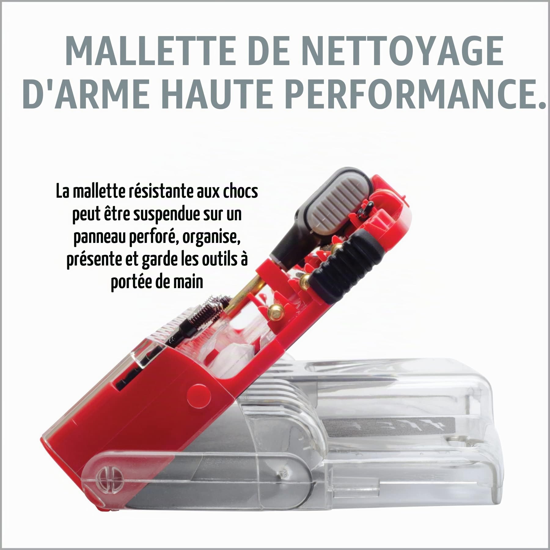 Real Avid Gun Boss Pro Kit de Nettoyage pour Armes (de Poing, d’Epaule, Lisses et Rayés) Accessoire Mixte, Noir, no Size