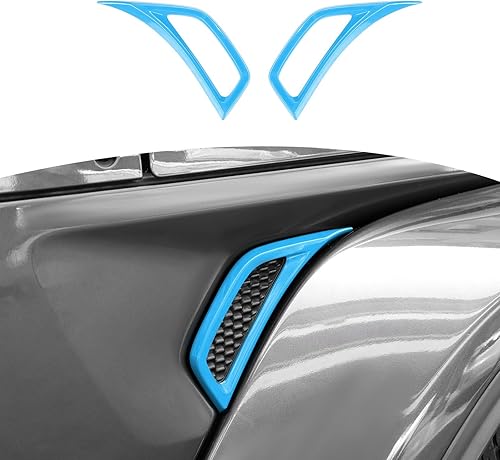 RT-TCZ para Jeep JL Cubierta de vinilo decorativo para ventilación de guardabarros lateral para Jeep Wrangler JL JLU 2018-Actual, para Gladiator JT