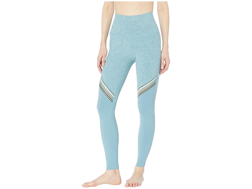 

Beyond Yoga All The Filament High-Waisted Long Leggings (Blue Crush/Sky Blue Block) Women's Casual Pants