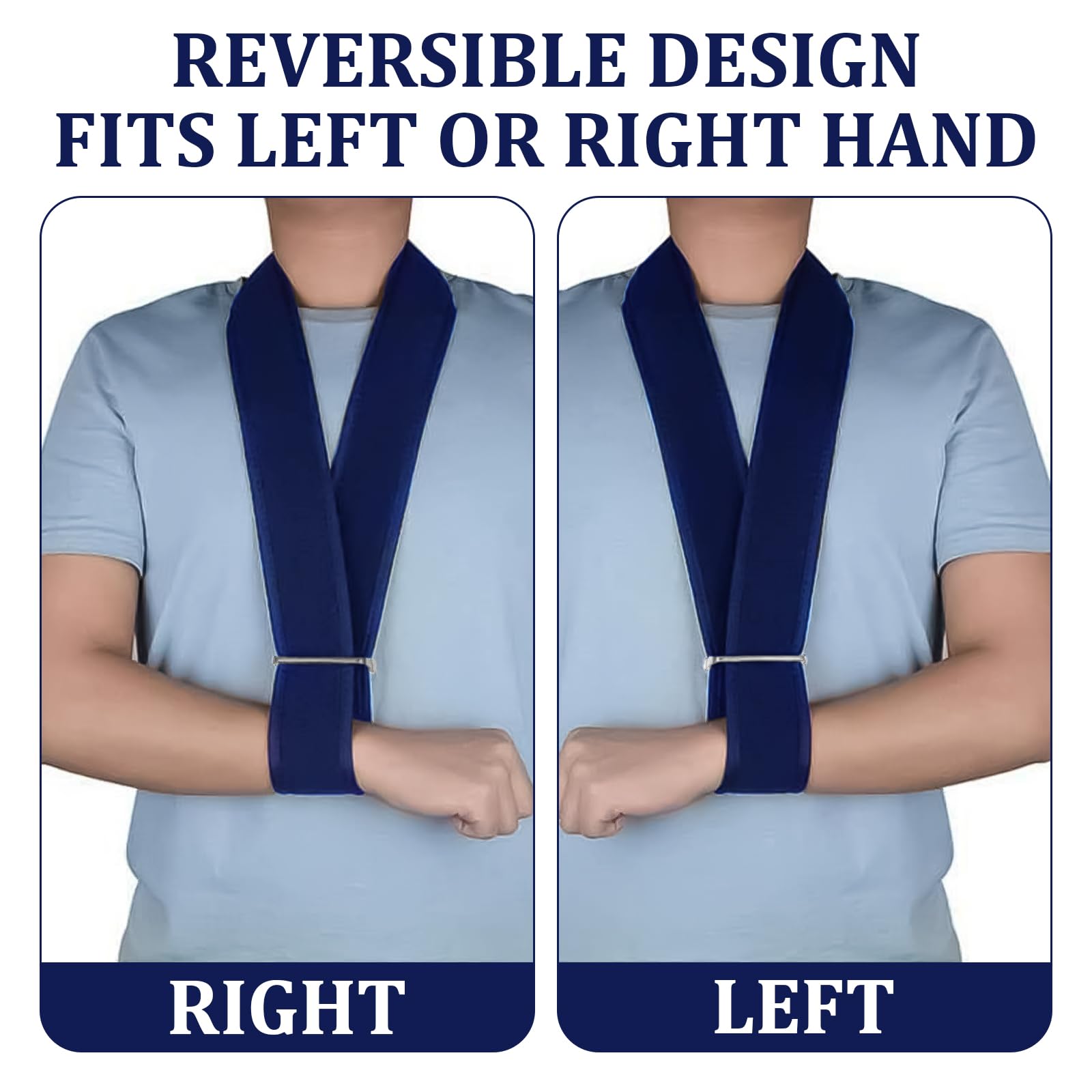 Anmahe Arm Sling for Shoulder Injury Broken Wrist Shoulder Sling Support Breathable - Image 4
