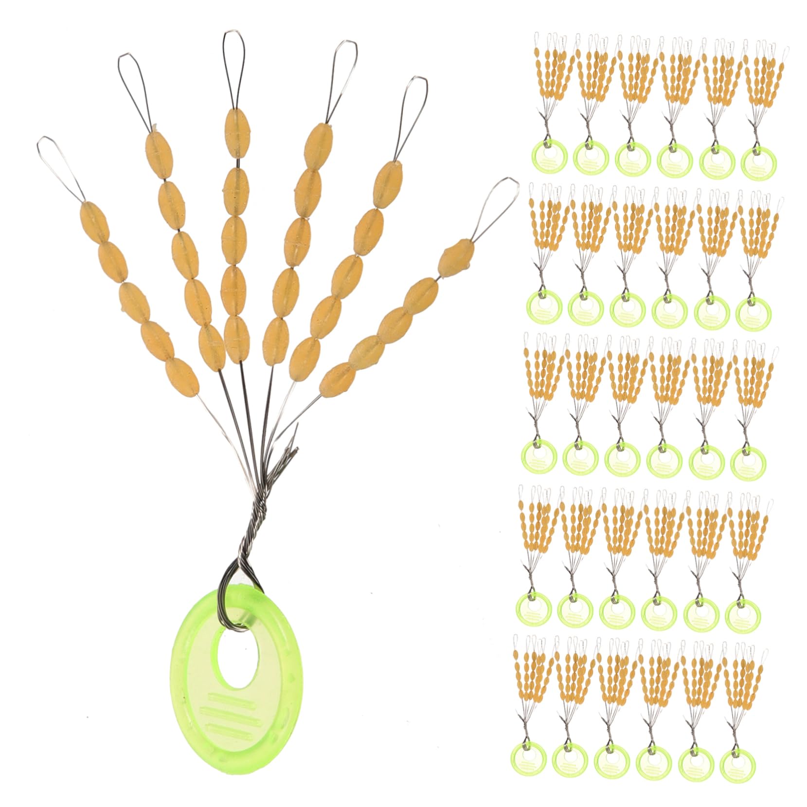 ibasenice Accessoires Flottants Matériel De Pêche Bouchon Pêche À Flotteur De Pêche Arrêts De Ligne De Pêche Arrêt De Perles De Ligne De Pêche Métal