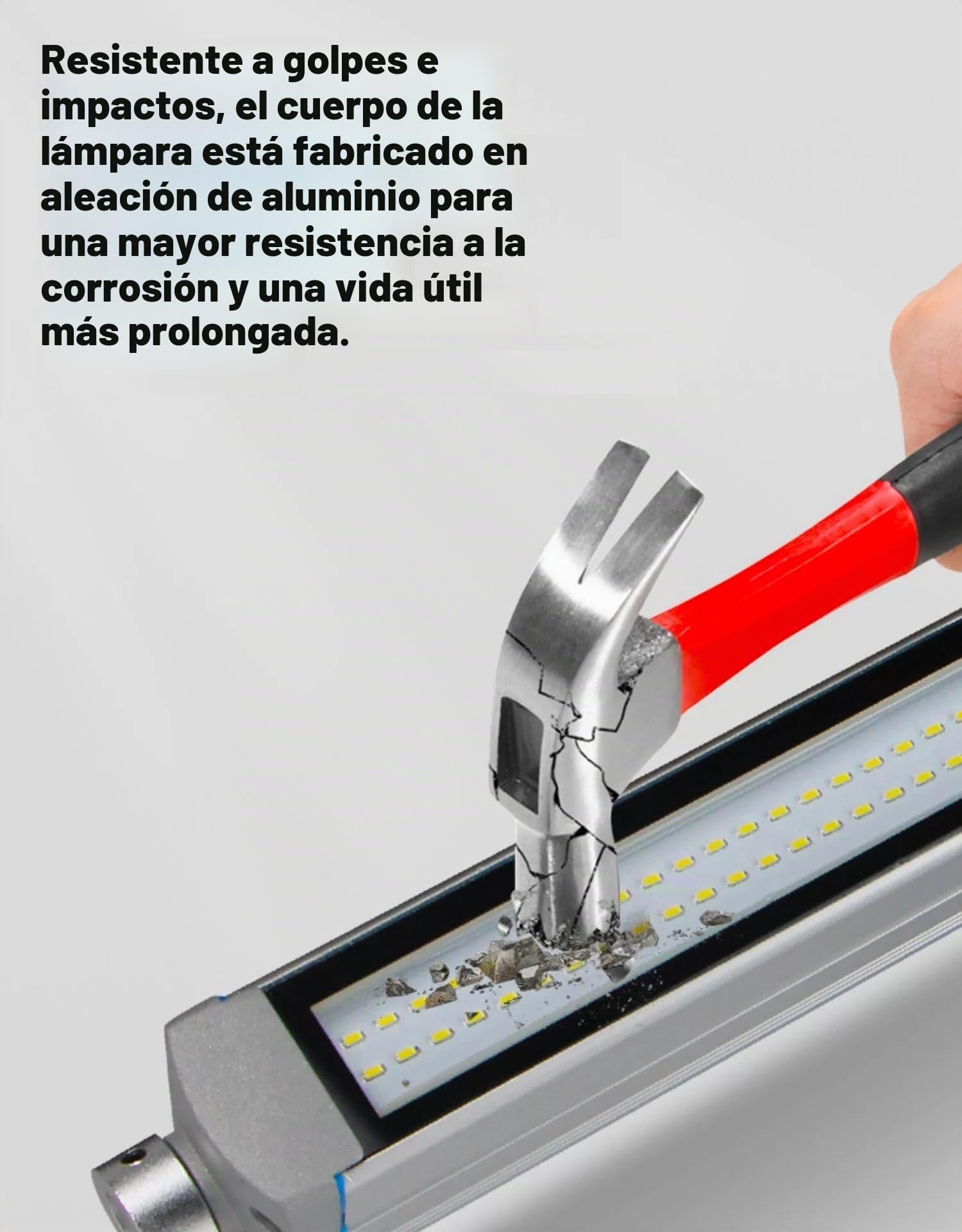 Tubo de luz LED industrial/máquina, 6 W, 24 V, IP68, a prueba de explosiones, luz LED/CNC, iluminación de Interner（6W）