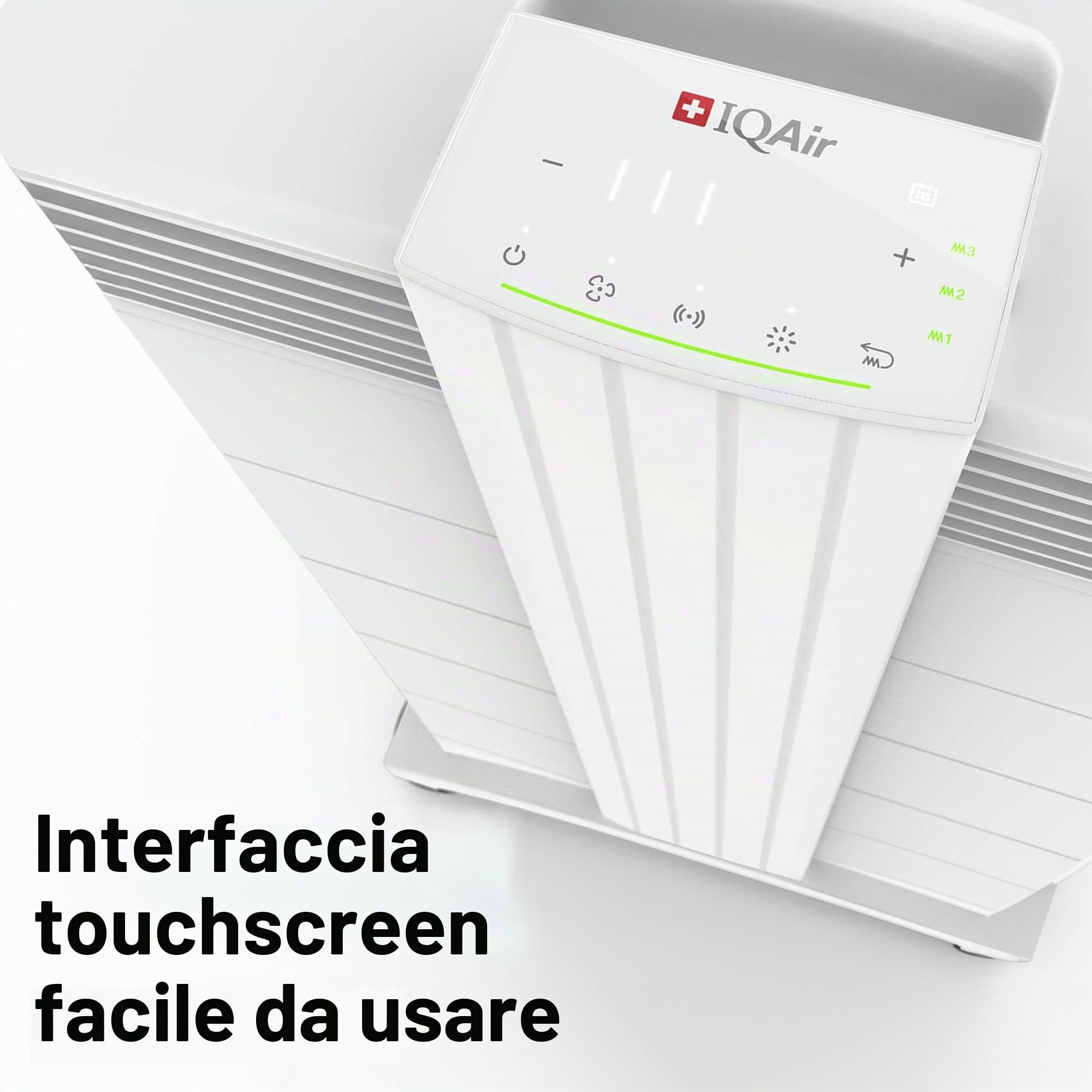 IQAir HealthPro 250 Purificatore d'aria per persone allergiche, filtro dell'aria medico HyperHEPA contro polveri sottili, fumo, virus, odori, purificatore d'aria per ambienti grandi, 100 m², filtro ai