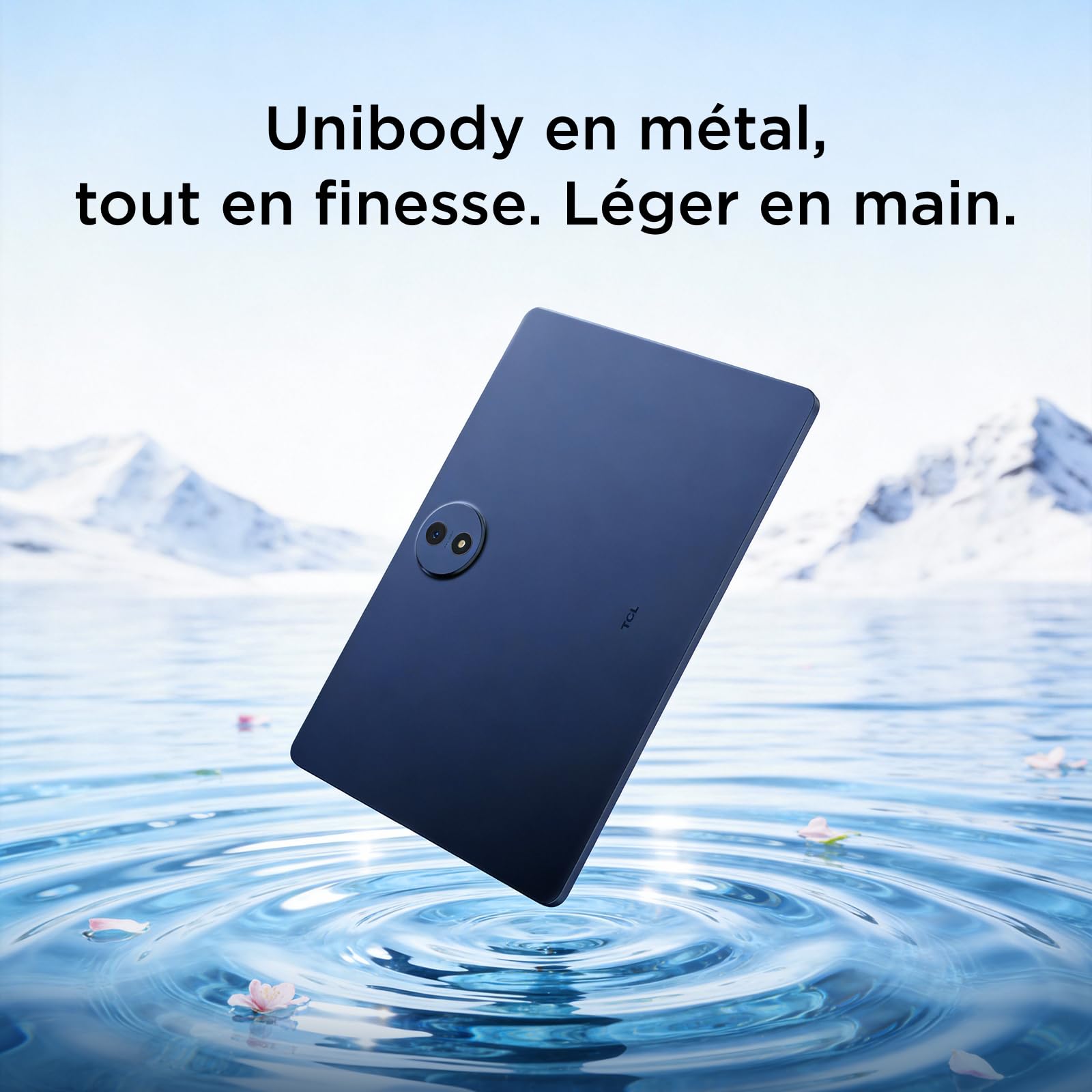 TCL Tab A1 Plus + Flipcase + Pen, 6GB+128GB, Écran immersif 12,2" 2,4K 120Hz, Processeur 4 nm avancé, Design monocoque métallique Fin, Google Gemini, AI Toolbox, Interface intuitive