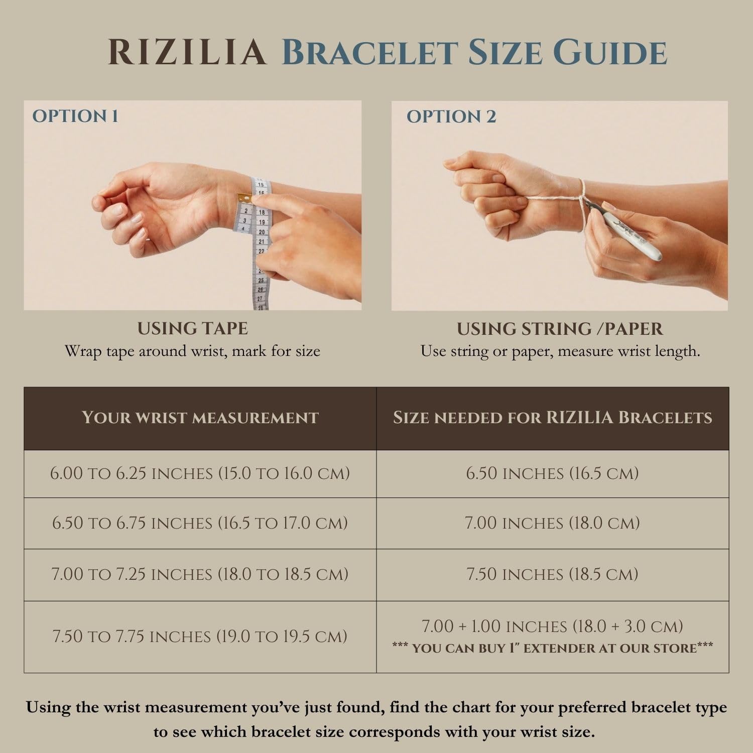 RIZILIA Not-Your-Basic Minimalist to Statement Tennis Bracelet for Women - Round/Marquise/Princess Gemstone CZ in Multi Colors, 14K Gold Plated, 6.5" Base with 0.5"/1" Extenders to 7-7.5", Gift Boxed - Image 4