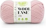 Lion Brand Yarn, Mélange de laine acrylique Laine-Ease DK Yarn pour tricoter, Crocheter, et artisanat, Rose, paquet de 1