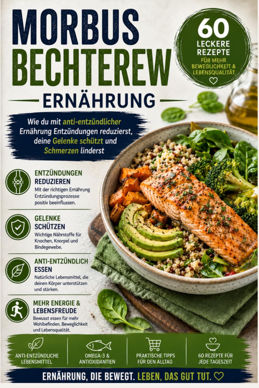 Morbus Bechterew Ernährung: Wie du mit anti-entzündlicher Ernährung Entzündungen reduzierst, deine Gelenke schützt und Schmerzen linderst