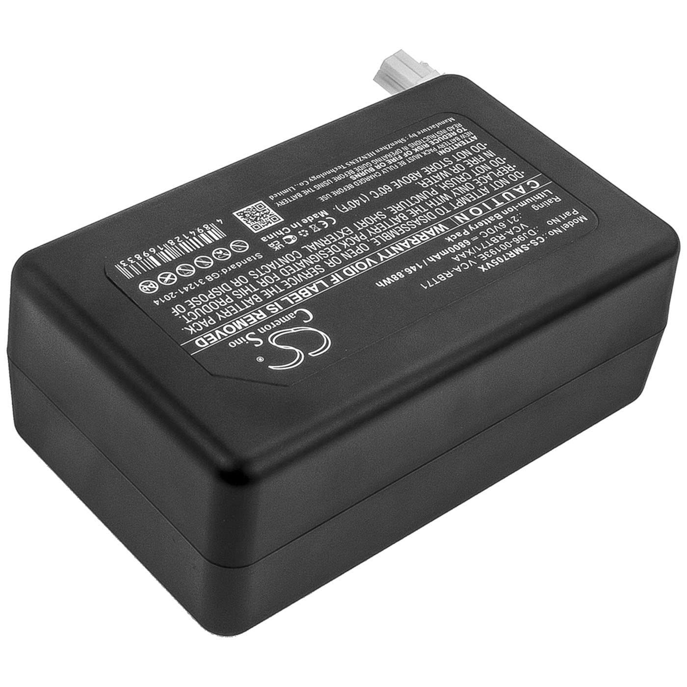 Cameron Sino Battery for Samsung PowerBot R7040, R1AM7010UW / AA, VR1AM7010U5 / AA, VR1AM7040W9 / AA, VR1AM7040W9/AA, VR1AM7040WG / AA, VR2AK9350WK 6800mAh