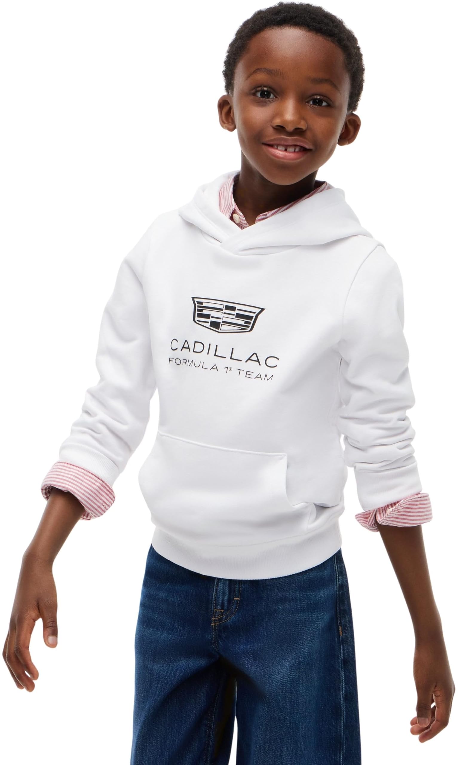 Tommy Hilfiger TH X Cf1 Shield Hoodie Ks0ks00826 Felpa con Cappuccio Unisex - Bambini e Ragazzi (Pacco da 1)