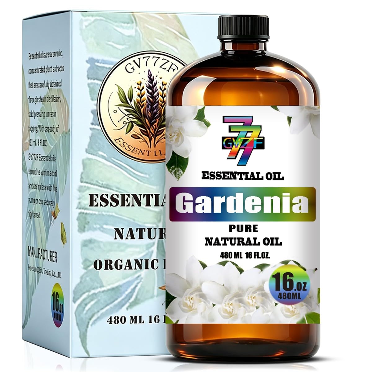 Gardenia Essential Oil for Diffuser Massage, Gardenia Oil 16 fl oz