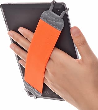 TFY Security Hand Strap Holder for Tablets, iPad, e-Readers - i-Pad 9th Gen, Air (Air 5 & 4), Mini 6 & Mini 5 & 4 - i-Pad Pro 9.7, Pro 11 - Galaxy Tab - Google Nexus and More